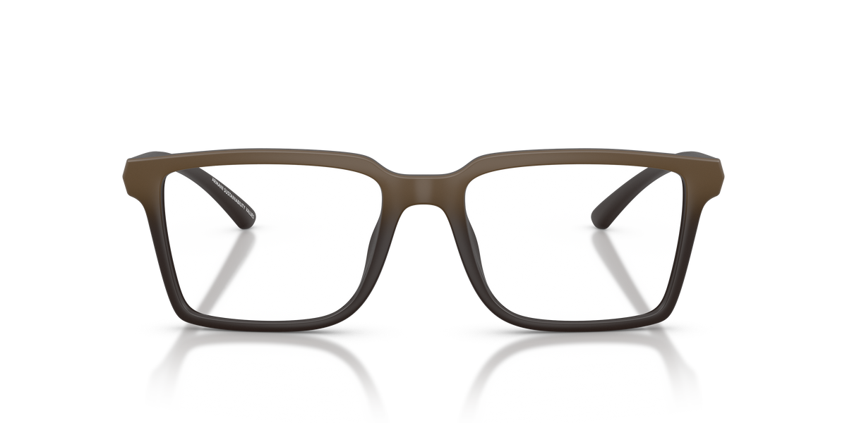 Armani Exchange AX3129U Eyeglasses Frame in 8391 Matte Brown Gradient, front view