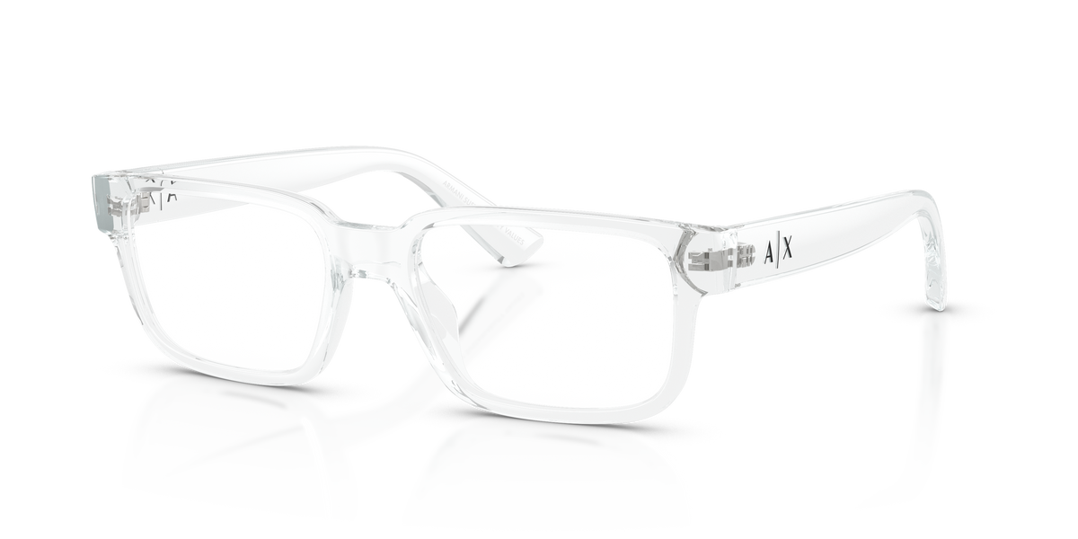 Armani Exchange AX3130U Eyeglasses Frame in 8235 Shiny Crystal