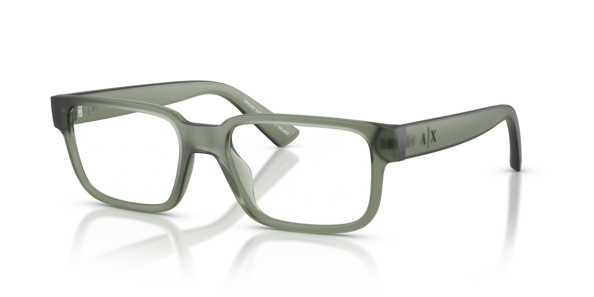 Armani Exchange AX3130U Eyeglasses Frame in 8362 Frosted Agave