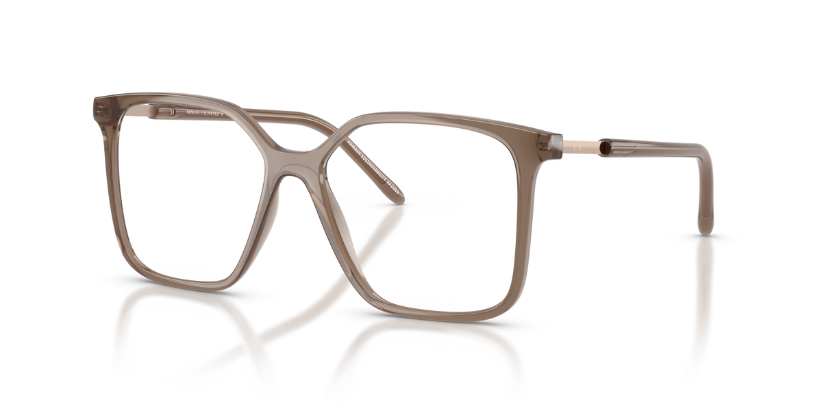 Armani Exchange AX3132 Eyeglasses Frame in 8396 Shiny Opal Brown