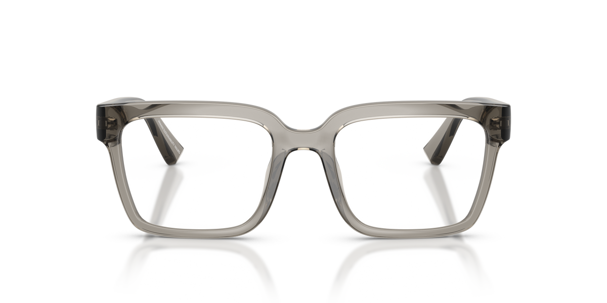 Armani Exchange AX3133U Eyeglasses Frame in 8394 Shiny Transparent Grey, front view