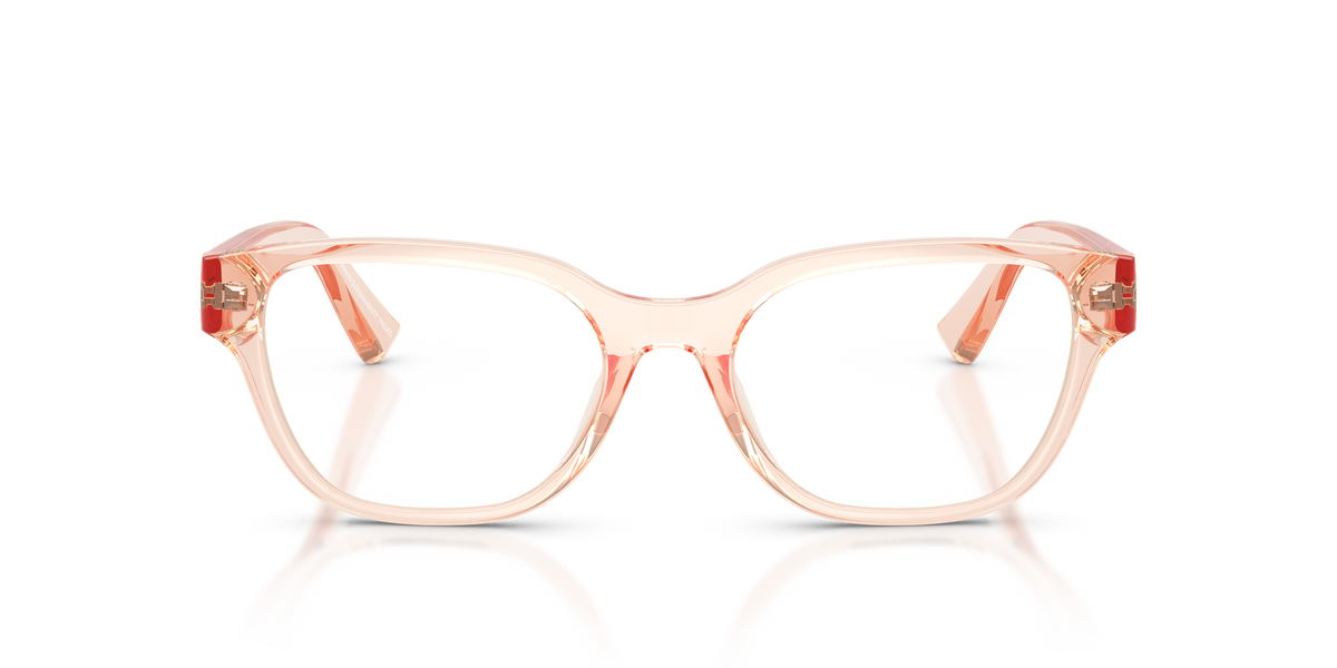 Armani Exchange AX3134U Eyeglasses Frame in 8395 Transparent Peach, front view