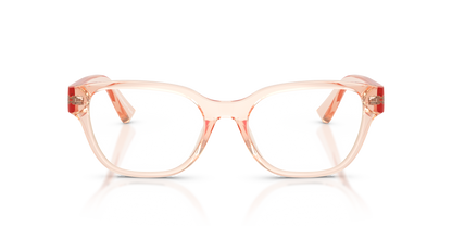 Armani Exchange AX3134U Eyeglasses Frame in 8395 Transparent Peach, front view