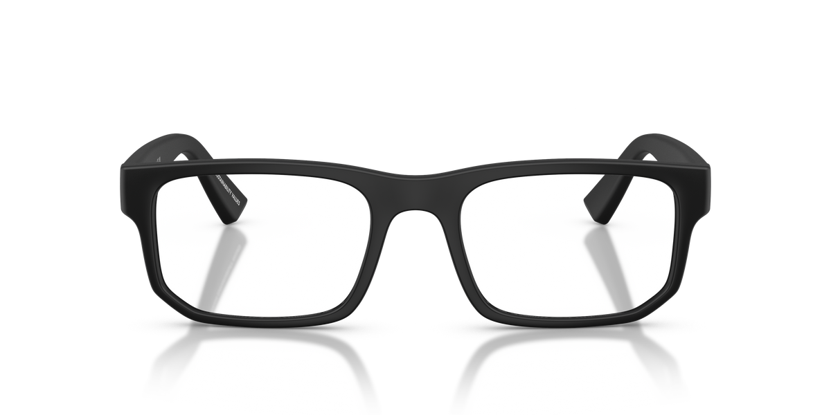 Armani Exchange AX3135 Eyeglasses Frame in 8078 Matte Black, front view