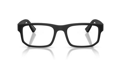 Armani Exchange AX3135 Eyeglasses Frame in 8078 Matte Black, front view