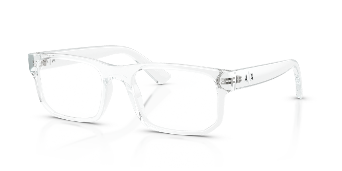 Armani Exchange AX3135 Eyeglasses Frame in 8235 Shiny Crystal