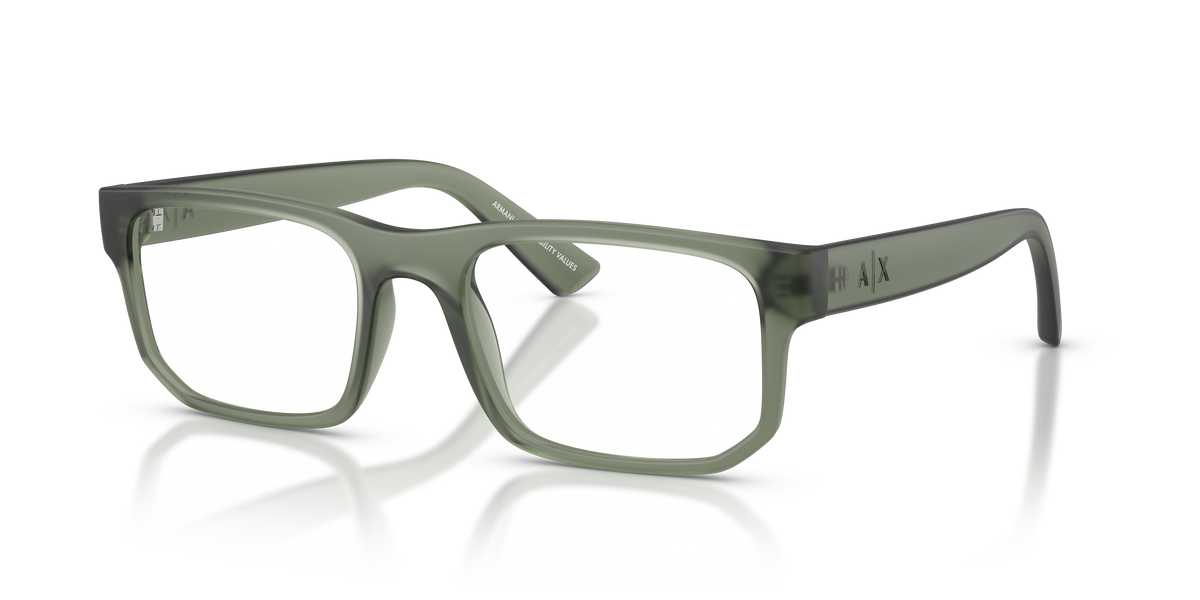 Armani Exchange AX3135 Eyeglasses Frame in 8362 Frosted Agave