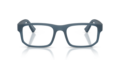 Armani Exchange AX3135 Eyeglasses Frame in 8392 Frosted Blue, front view