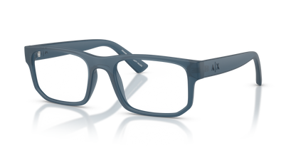 Armani Exchange AX3135 Eyeglasses Frame in 8392 Frosted Blue