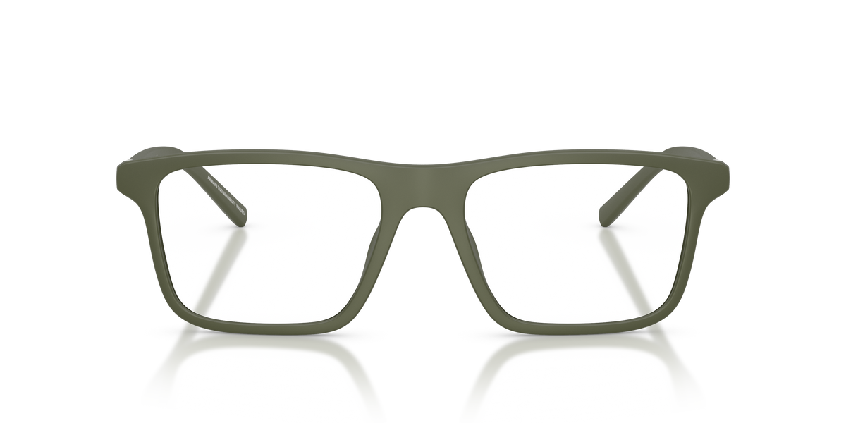 Armani Exchange AX3136U Eyeglasses Frame in 8301 Matte Green, front view