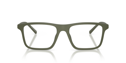 Armani Exchange AX3136U Eyeglasses Frame in 8301 Matte Green, front view