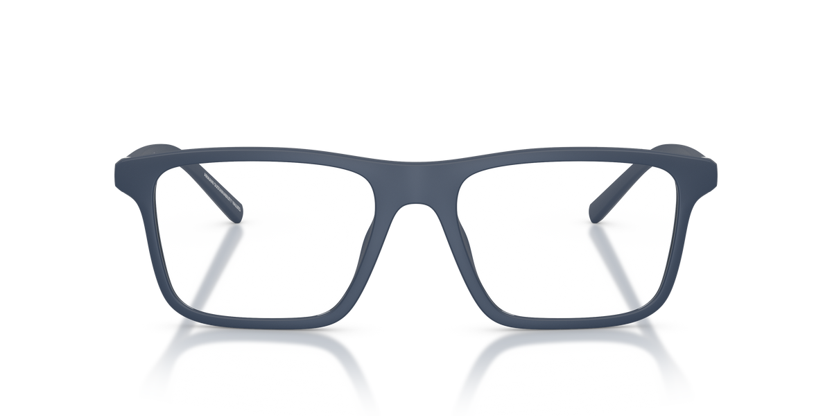 Armani Exchange AX3136U Eyeglasses Frame in 8399 Matte Blue, front view