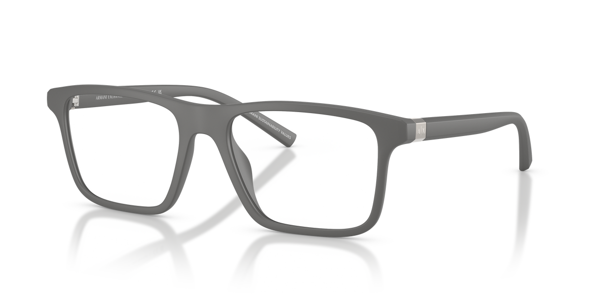 Armani Exchange AX3136U Eyeglasses Frame in 8400 Matte Grey