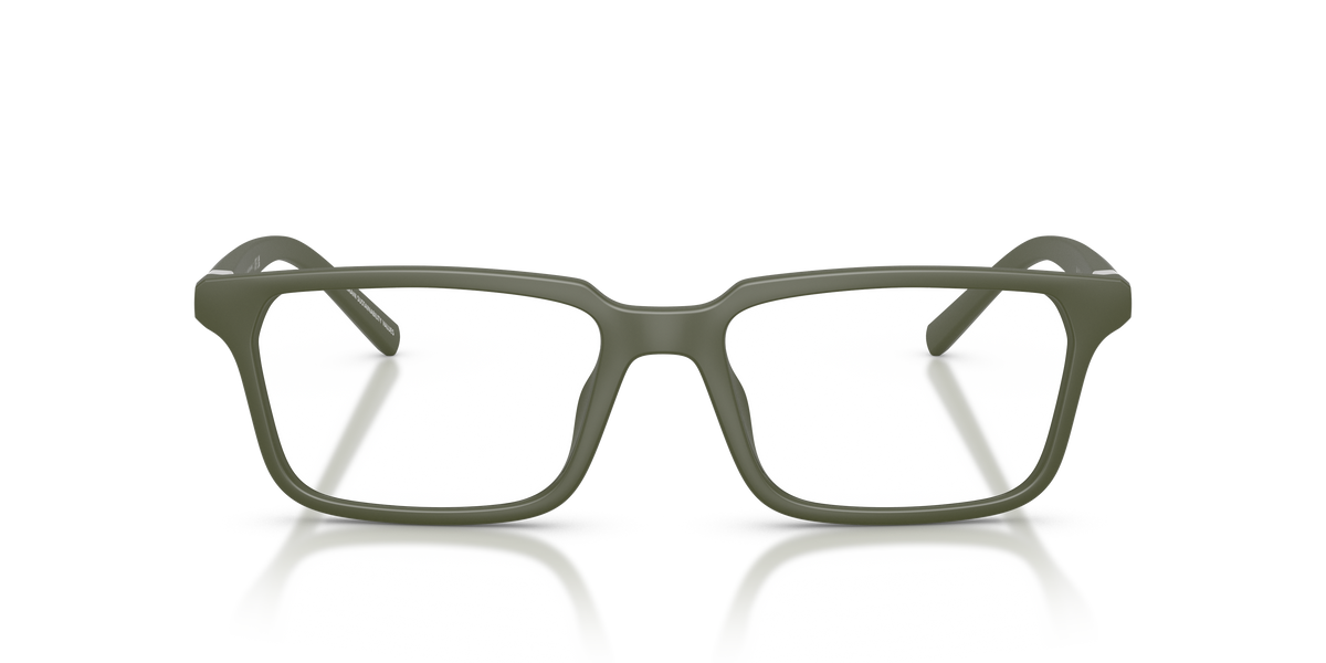 Armani Exchange AX3137U Eyeglasses Frame in 8301 Matte Green, front view