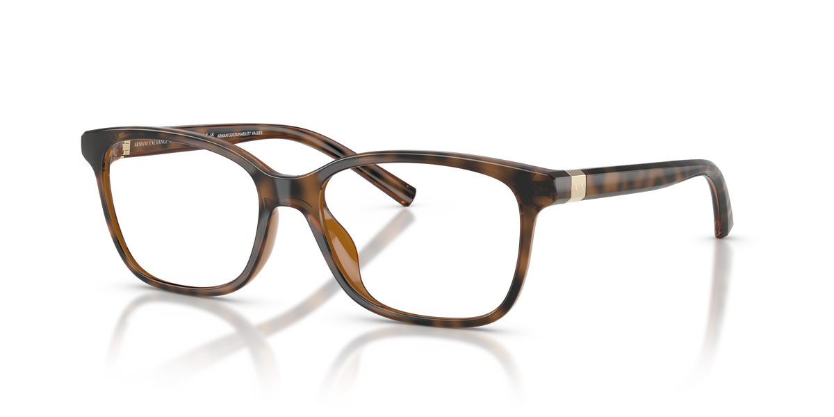 Armani Exchange AX3139U Eyeglasses Frame in 8213 Dark Havana