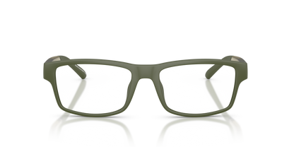Armani Exchange AX3140U Eyeglasses Frame in 8403 Matte Green, front view