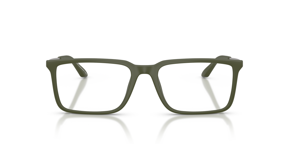 Armani Exchange AX3141U Eyeglasses Frame in 8301 Matte Green, front view
