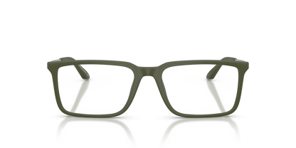 Armani Exchange AX3141U Eyeglasses Frame in 8301 Matte Green, front view