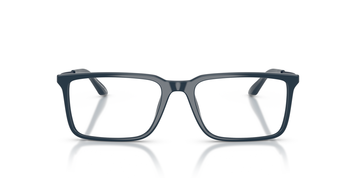 Armani Exchange AX3141U Eyeglasses Frame in 8406 Shiny Blue, front view