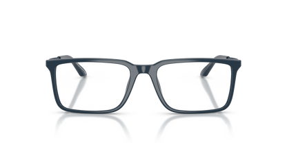 Armani Exchange AX3141U Eyeglasses Frame in 8406 Shiny Blue, front view