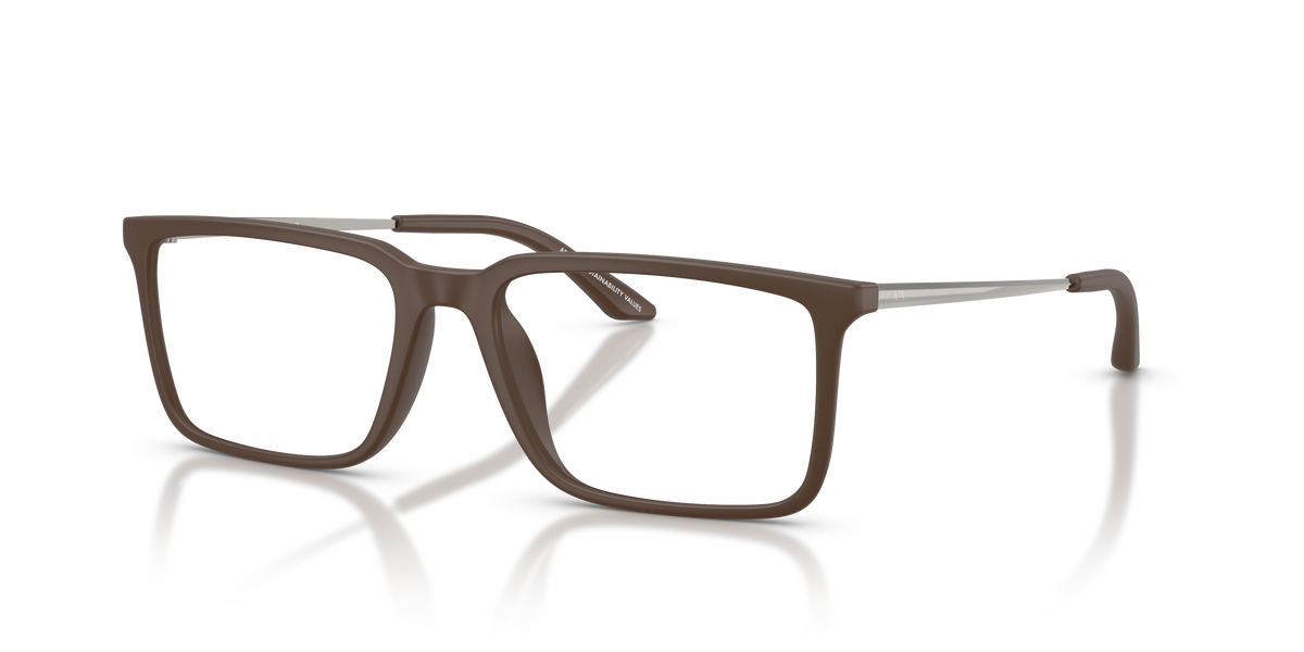 Armani Exchange AX3141U Eyeglasses Frame in 8408 Matte Brown
