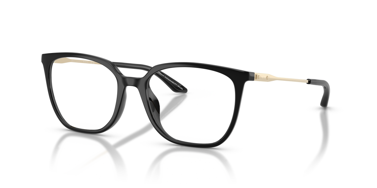 Armani Exchange AX3142U Eyeglasses Frame in 8158 Shiny Black