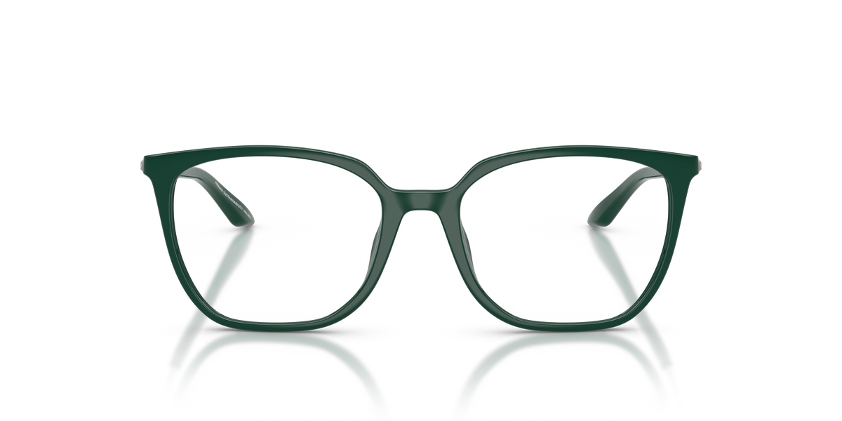 Armani Exchange AX3142U Eyeglasses Frame in 8409 Shiny Dark Green, front view