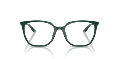 Armani Exchange AX3142U Eyeglasses Frame in 8409 Shiny Dark Green, front view