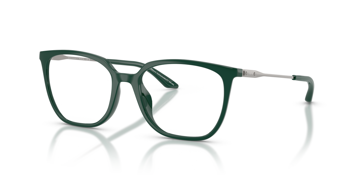 Armani Exchange AX3142U Eyeglasses Frame in 8409 Shiny Dark Green