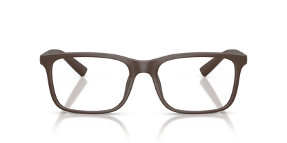 Armani Exchange AX3143U Eyeglasses Frame in 8412 Matte Brown, front view