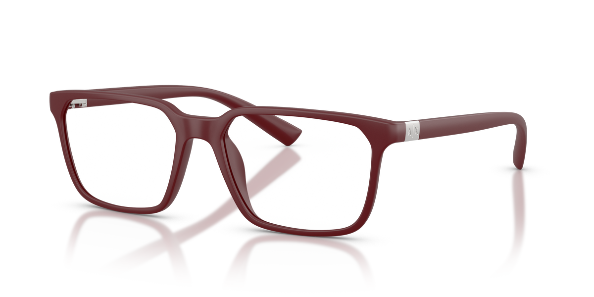 Armani Exchange AX3144U Eyeglasses Frame in 8413 Matte Burgundy