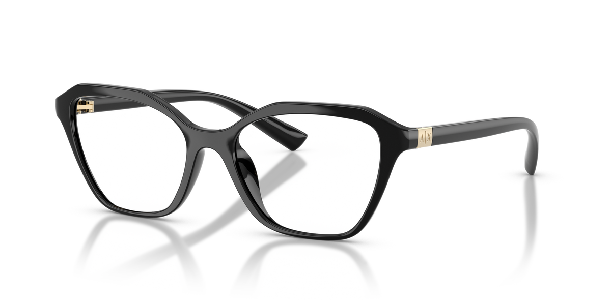 Armani Exchange AX3145U Eyeglasses Frame in 8158 Shiny Black