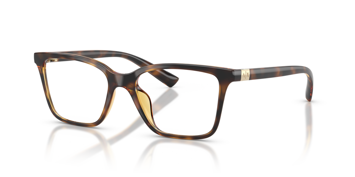Armani Exchange AX3146U Eyeglasses Frame in 8213 Shiny Havana