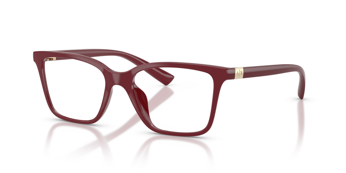 Armani Exchange AX3146U Eyeglasses Frame in 8387 Shiny Bordeaux