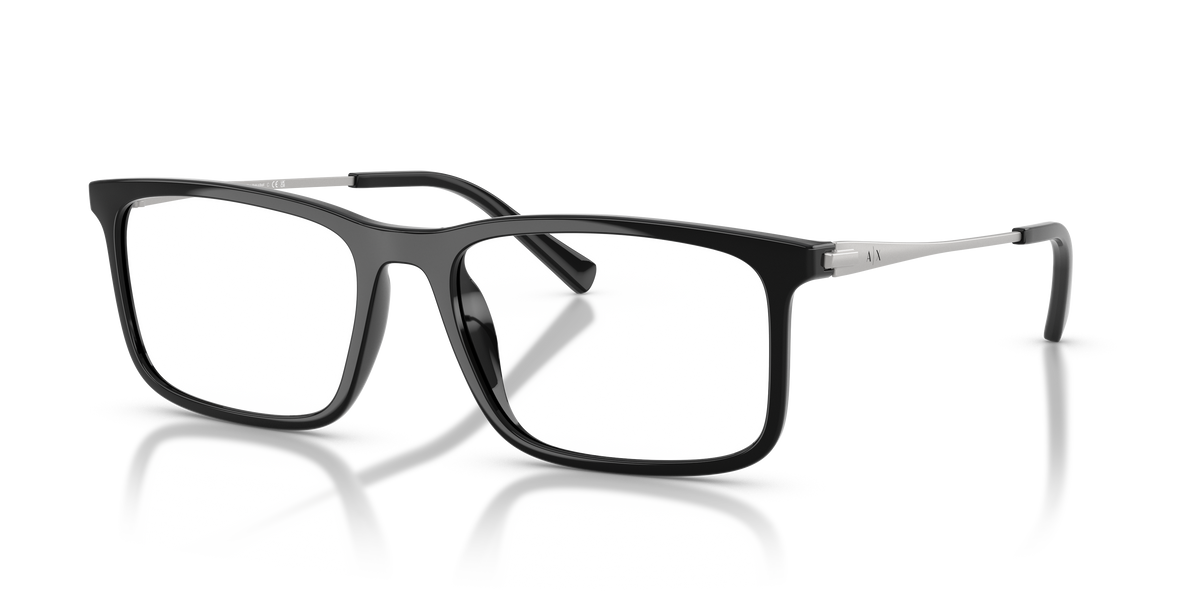 Armani Exchange AX3148U Eyeglasses Frame in 8158 Shiny Black