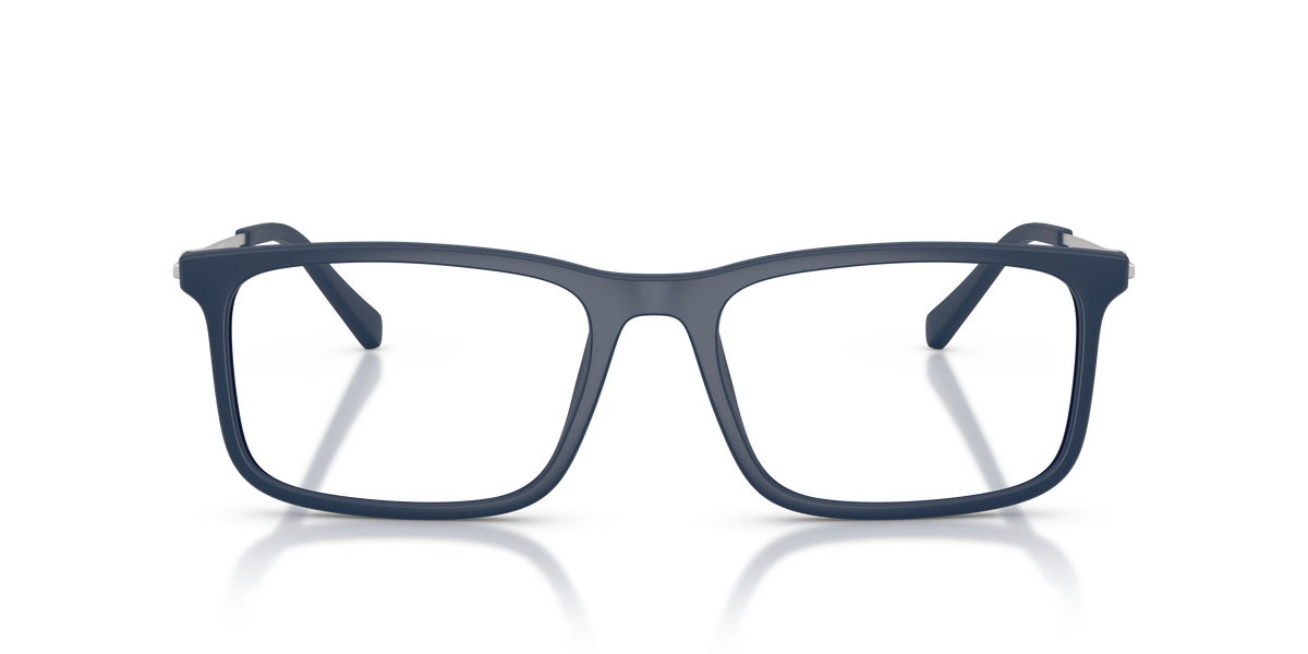 Armani Exchange AX3148U Eyeglasses Frame in 8399 Matte Blue, front view