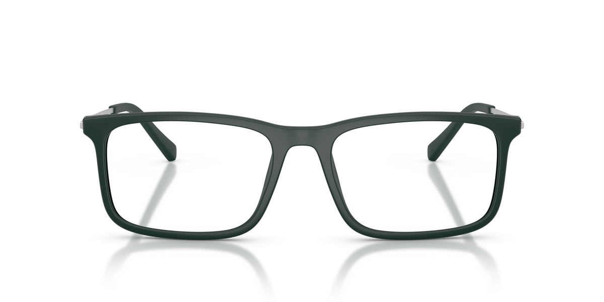 Armani Exchange AX3148U Eyeglasses Frame in 8417 Matte Green, front view