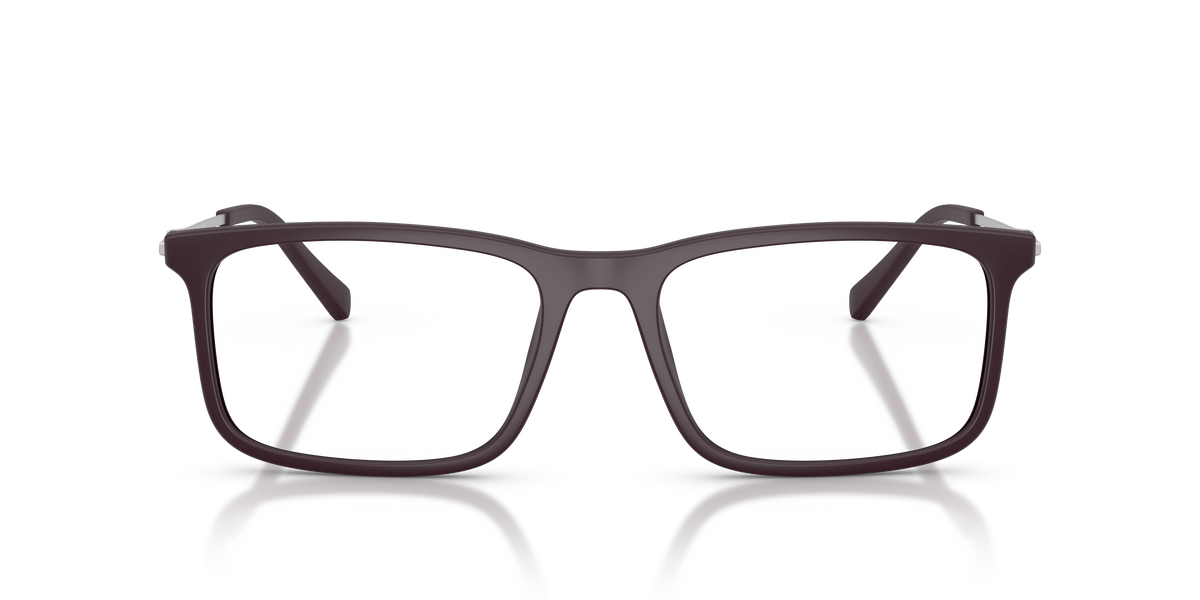 Armani Exchange AX3148U Eyeglasses Frame in 8418 Matte Brown, front view