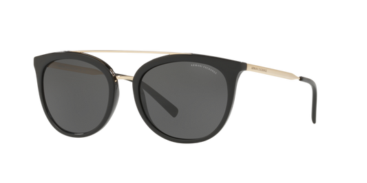 Armani Exchange AX4068S Sunglasses in 815887 Shiny Black / Grey lens
