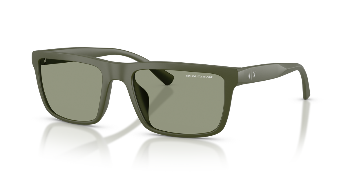 Armani Exchange AX4174SU Sunglasses in 8032/2 Matte Green / Green lens