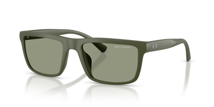 Armani Exchange AX4174SU Sunglasses in 8032/2 Matte Green / Green lens