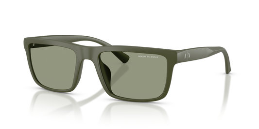 Armani Exchange AX4174SU Sunglasses in 8032/2 Matte Green / Green lens