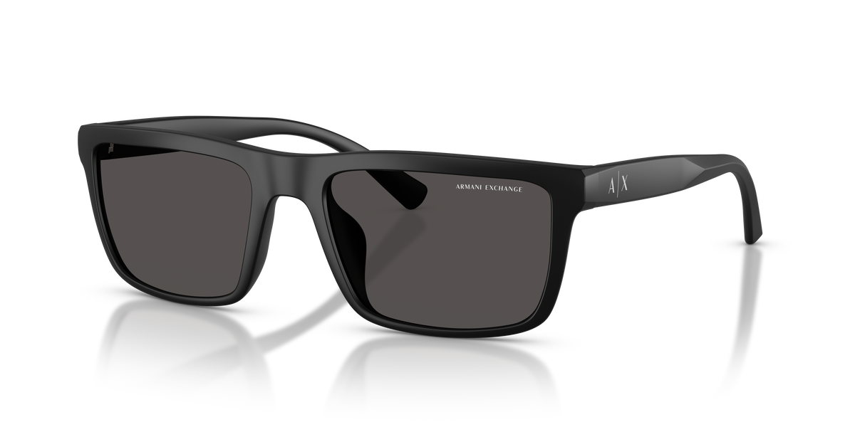 Armani Exchange AX4174SU Sunglasses in 807887 Matte Black / Dark Grey lens