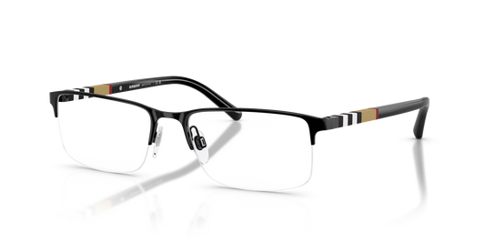 Burberry BE1282 Eyeglasses Frame in 1001 Black