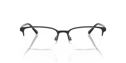 Burberry BE1323 Eyeglasses Frame in 1213 Black Rubber, front view