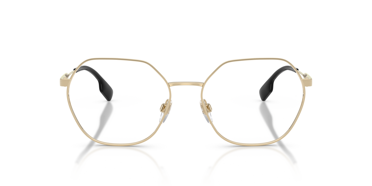Burberry BE1350 Erin Eyeglasses Frame in 1109 Light Gold, front view