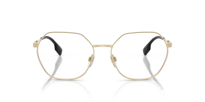 Burberry BE1350 Erin Eyeglasses Frame in 1109 Light Gold, front view