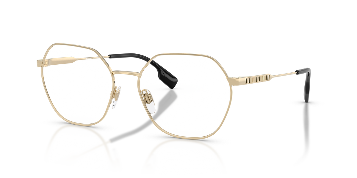 Burberry BE1350 Erin Eyeglasses Frame in 1109 Light Gold
