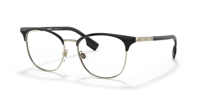 Burberry BE1355 Sophia Eyeglasses Frame in 1109 Light Gold/Black