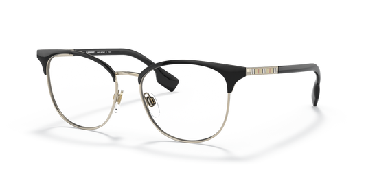 Burberry BE1355 Sophia Eyeglasses Frame in 1109 Light Gold/Black
